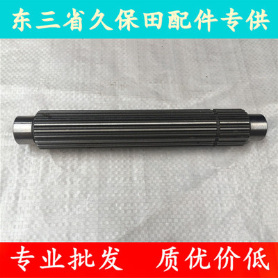 久保田688收割机hst变速箱三联齿1轴花键轴5T057-15410