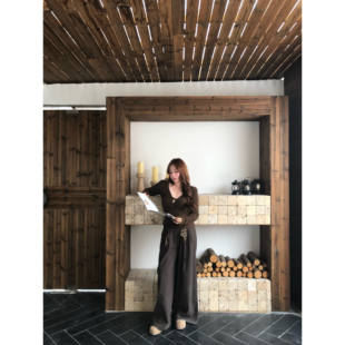 老钱风宽松直筒休闲慵懒拖地裤 丝丝定制垂感阔腿裤 百搭神裤