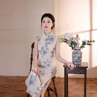 绝美旗袍2026新款夏季新中式复古改良年轻款日常可穿素雅连衣裙