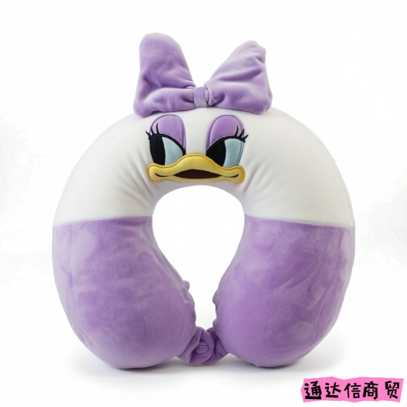 卡通记忆棉U型枕护颈午睡枕颈椎枕办公室旅行飞机便携头枕可拆洗
