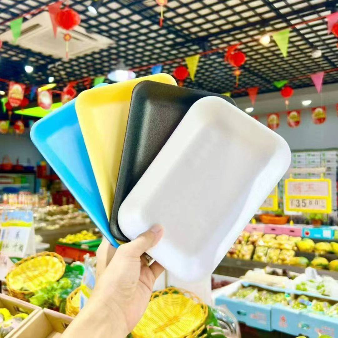 在线神话//加厚一次性水果托盘打包盒蔬果托生鲜碟鱼盘冷冻托盘子