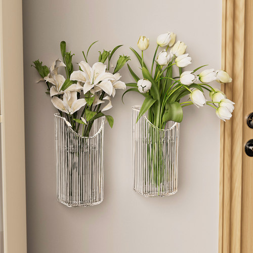 免打孔壁挂水培植物花瓶