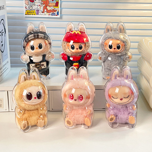 labubu硬壳保护罩全透明