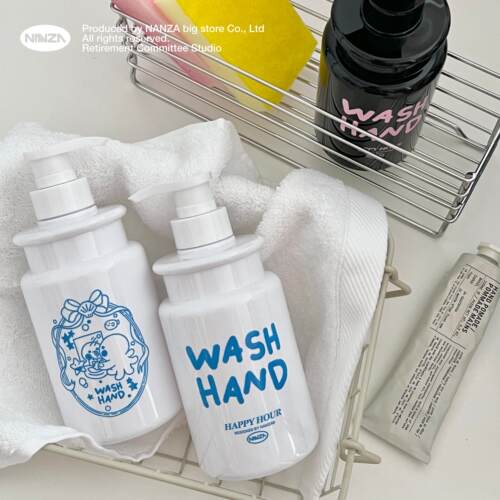 NANZA可爱洗手液分装瓶ins按压瓶