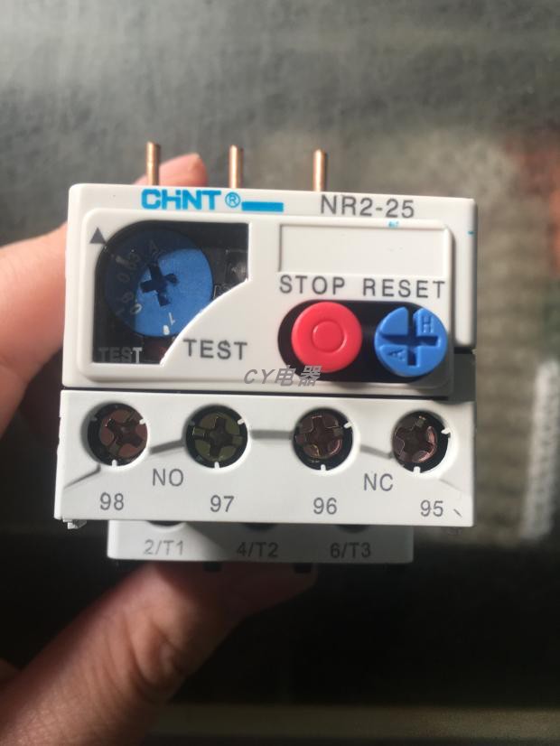 正泰热继电器NR2-25温度过载热保护继电器 配NC1/CJX2交流接触器