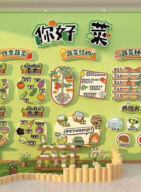 幼儿园农耕具主题环创二十四节气文化自然角墙面装饰走廊布置成品