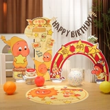 Исцеление Звездные Люди Умная Дверь Первый День Рождения Сцена Украшения Атмосфера Церемония Макет kt Доска Фон Стена