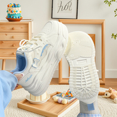 女鞋 百搭学生爆款 面包鞋 回力蝴蝶珍珠厚底小白鞋 子设计感小众板鞋