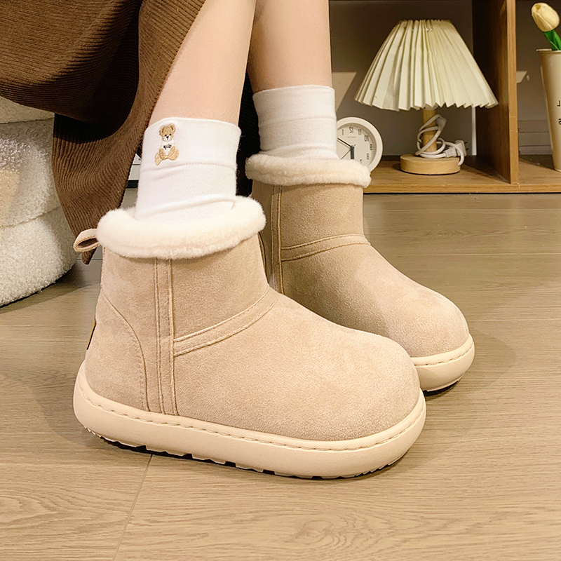 回力加绒时尚东北雪地靴