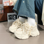 厚底老爹鞋 子2025新款 爆款 回力女鞋 百搭小个子增高透气运动休闲鞋