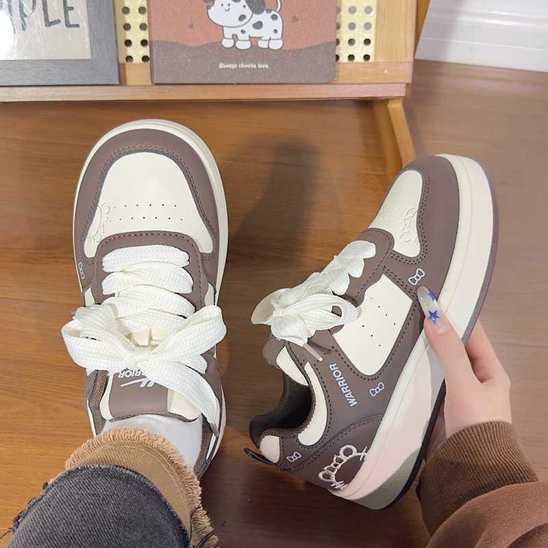 回力原创设计kt板鞋厚底小白鞋