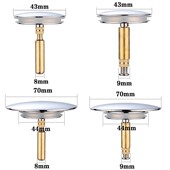 浴缸下水塞子配件全铜伞式 只适合旋转开关浴缸下水器 浴缸堵头