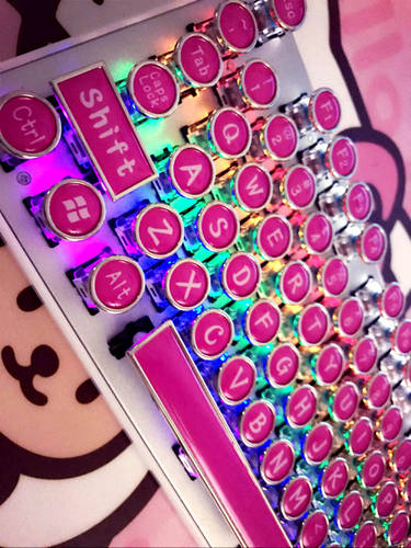 革命大师少女生手工创意机械键盘