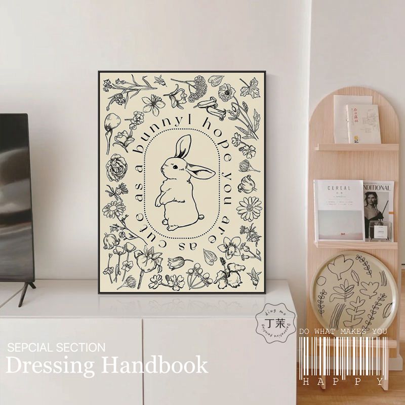 简约ins客厅挂画温馨桌面摆画