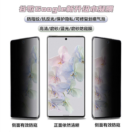 适用谷歌Google系列水凝膜防偷窥