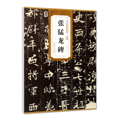正版北魏张猛龙碑历代碑帖精粹杜浩编 简体旁注碑帖楷书毛笔字帖书法练习临摹技法书写练字帖安徽美术出版社
