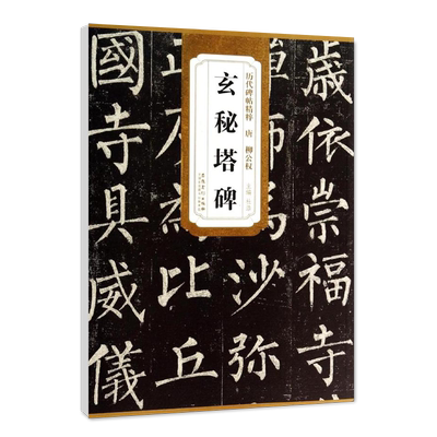正版唐柳公权玄秘塔碑历代碑帖精粹 原碑原帖 简体旁注杜浩楷书碑帖毛笔字帖唐代名家书法临摹练字帖