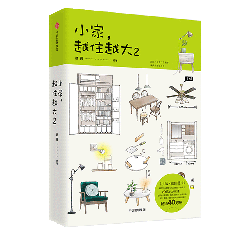 小家越住越大2逯薇著搞定居住烦恼攻克中国式住宅收纳难题断舍离生活整理术家居设计整理收纳解析家庭整理收纳术