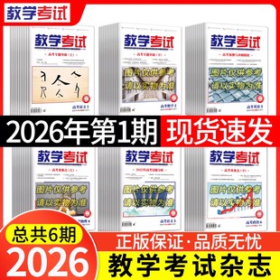 2026教学考试杂志高考专题第1/2/3/4/5/6期 高考语文6高考专题突破高中语文英语数学物理化学生物政治历史地理强化教育智能研究院