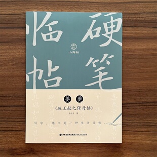 姜夔跋王献之保母帖 小青帖硬笔临经典碑帖 笔画偏旁结构解析实用技法练习 钢笔楷书练字帖成人学生书法入门教程图书