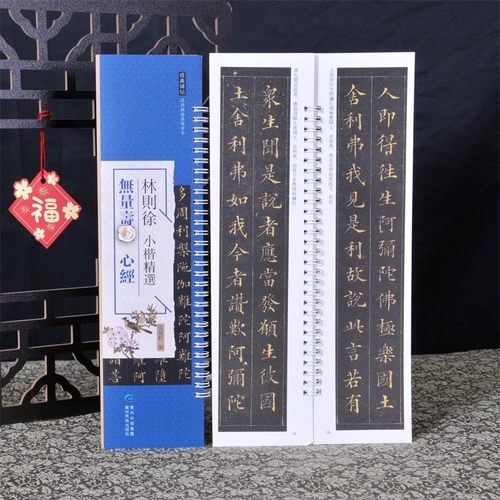林则徐小楷精选 无量寿jing 心jing 近距离临摹练字卡字帖 原碑原帖临摹毛笔字帖字卡繁体旁注 弘蕴轩编