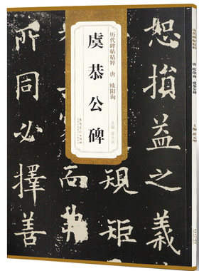 正版唐欧阳询虞恭公碑历代碑帖精粹薛元明附译文附技法解析楷书毛笔书法字帖成人学生临摹练字帖原被原帖安徽美术出版社
