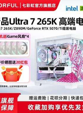 七彩虹iGame电脑主机285K 265K 245K RTX5080 5070ti RTX5060Ti 显卡组装电脑台式机全套游戏整机硬件diy装机
