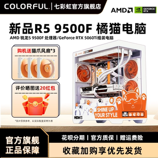 机组装 机整机 CPU 5060Ti 5060 9500F RTX5050 电脑主机游戏diy组装 七彩虹橘猫主机新品 RTX5070显卡台式