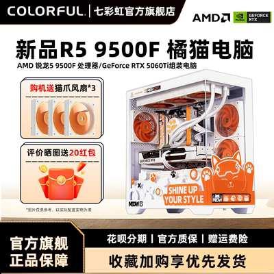 七彩虹RTX5060橘猫DIY电脑