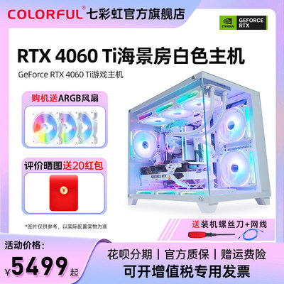 七彩虹RTX4060TI电竞游戏整机