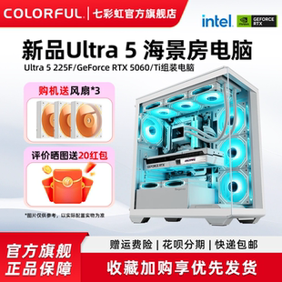 230F RTX5050 游戏全家桶电脑台式 机整机 5070显卡电脑主机diy组装 225F 5060 七彩虹电脑主机Ultra 5060ti