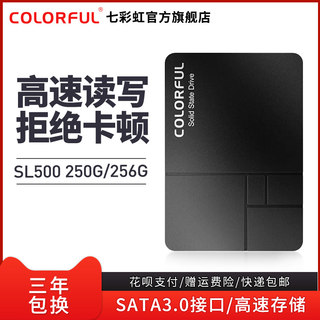 七彩虹SL500 256GB SSD笔记本台式电脑主机256g SATA高速固态硬盘
