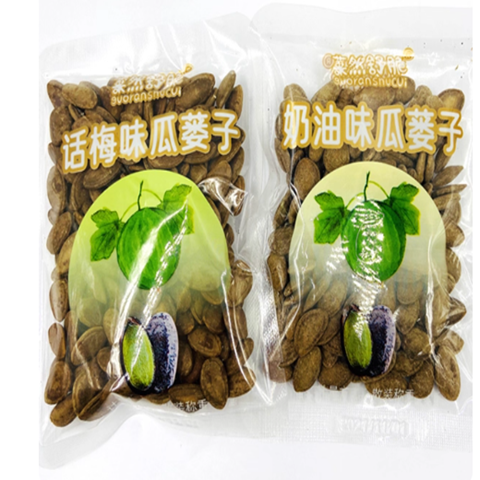 到货 菓然舒脆大颗粒瓜蒌子奶油话梅味葫芦籽炒货年货500克  包邮