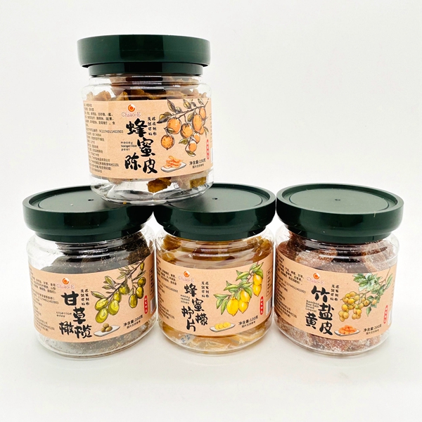 Chiao-E 巧益竹燕黃皮蜂蜜檸檬片蜂蜜陳皮甘草橄欖話梅蜜餞零食