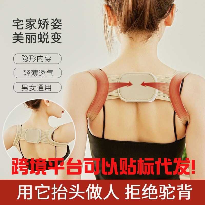 背部纠正器女成人肩胛骨拉伸背部矫正神器圆肩开肩美背体态矫姿带