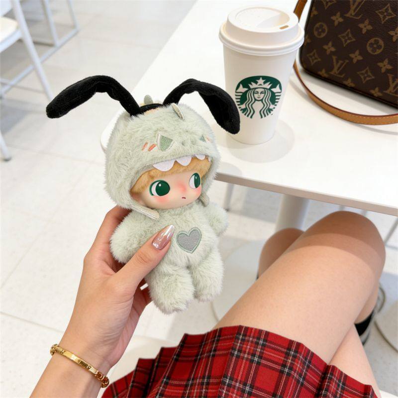 Dimoo娃衣心动特调潮玩公仔奇奇蒂蒂布鲁托可爱超萌衣服绿色恐龙,模玩/动漫/周边/娃圈三坑/桌游,潮玩娃衣,淘宝优惠券,粉丝福利购,淘宝优惠卷