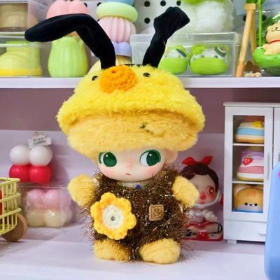 DIMOO娃衣布鲁托搪胶公仔盲盒挂件dimoo换装衣服小黄鸭原创现货