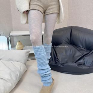 75cm瑜伽袜套踩脚堆堆袜秋冬保暖过膝长筒袜搭鲨鱼裤 芭蕾护膝腿套