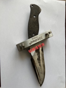 刀友knifriend钨钢清根夹刀匠DIY磨刀厨刀博伊大马士革折叠刀M390