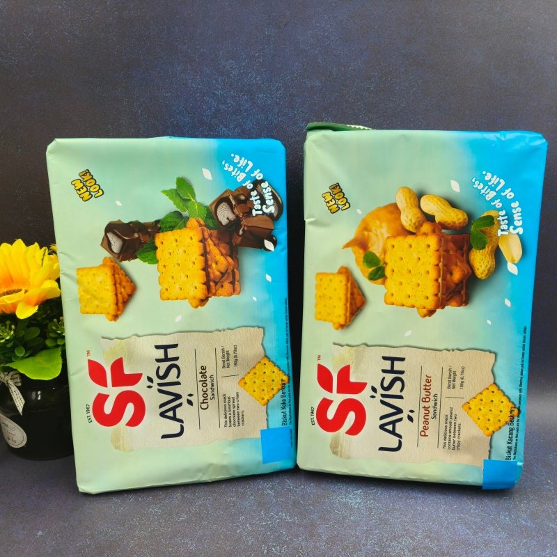 拉威士夹心饼干巧克力味花生酱味190g袋装下午茶点心休闲零食,零食/坚果/特产,夹心饼干,淘宝优惠券,粉丝福利购,淘宝优惠卷