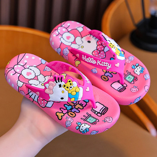 家居室内外软底防滑男女童人字拖 2024新款 女童拖鞋 儿童女可爱夏季