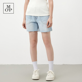 时髦牛仔短裤 Polo 新款 Marc 百搭短款 MOP2025夏季 浅色时尚 女士