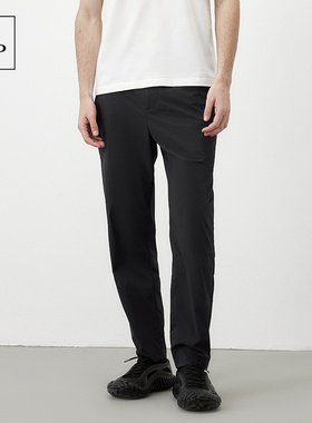 Marc O'Polo/MOP2025夏季新款黑色简约休闲裤男士吸湿速干机能裤