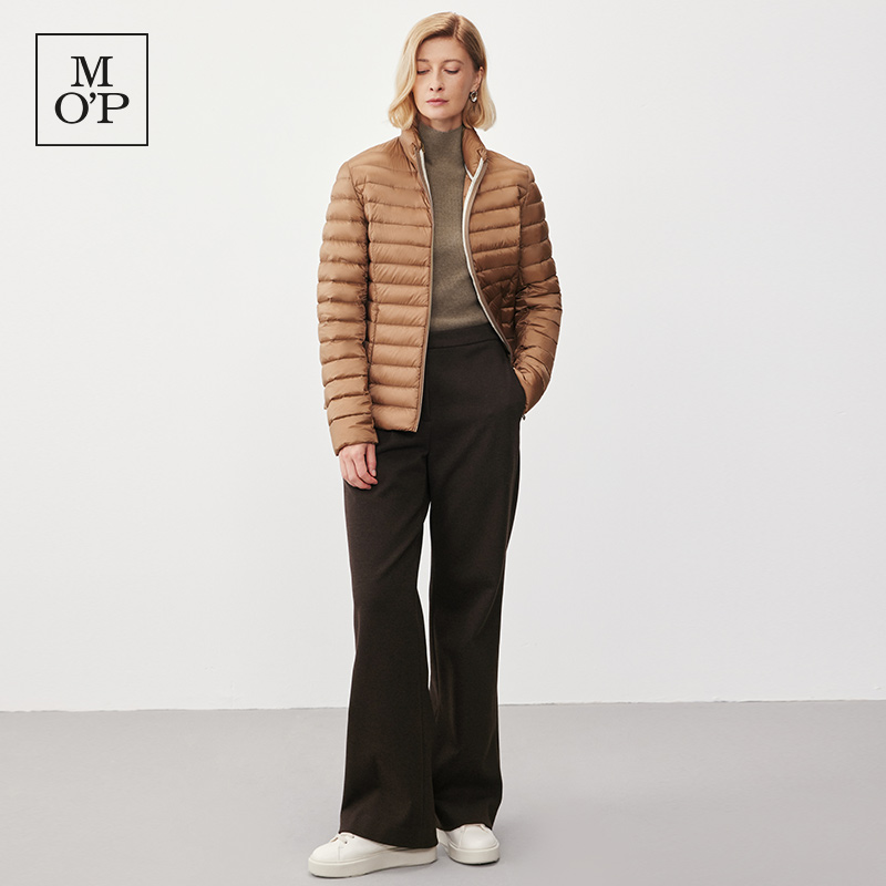 Marc O'Polo/MOP冬季新款时尚白鹅绒短款轻暖时髦羽绒服女士外套