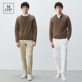 圆领简约羊绒舒适毛织套头衫 Marc 男毛衣 MOP2025春季 新款 Polo