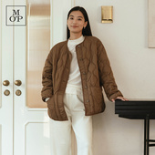 Polo MOP冬新款 Marc 无领葫芦纹廓形巨好看薄款 保暖羽绒服女士