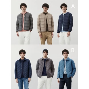 【大乐严选】冬季新款时尚圆领轻薄羽绒服内搭保暖舒适外套男