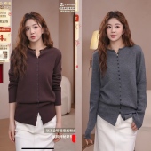 简约时尚 多扣毛织 季 新款 汤圆TOYO MOP25冬季