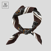 新款 Marc MOP夏季 Polo 流行高级桑蚕丝印花方形丝巾丝绸礼物