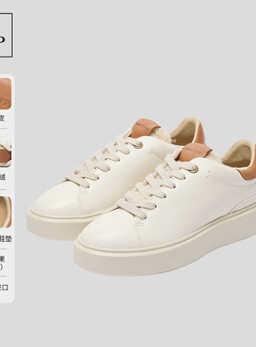 Marc O'Polo/MOP冬季新款欧洲进口头层牛皮休闲运动鞋女真皮鞋子